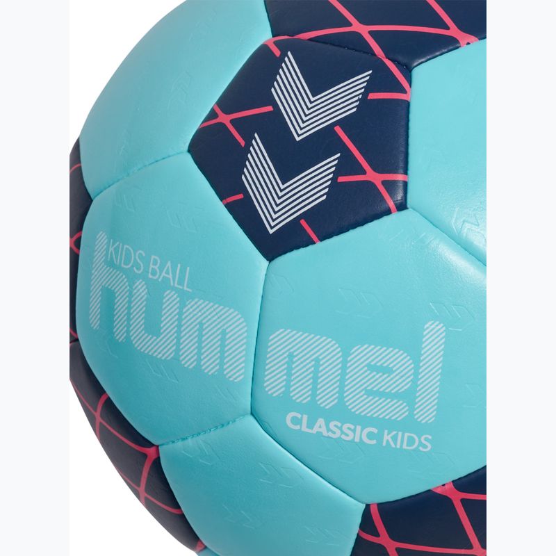 Míč na házenou pro děti Hummel Classic HB Jr light blue/marine/red size 1 4