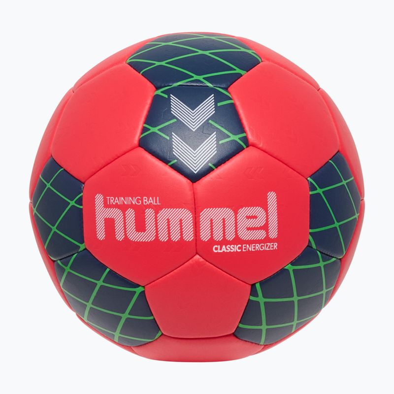 Míč na házenou Hummel Classic Energizer red/marine/green size 0