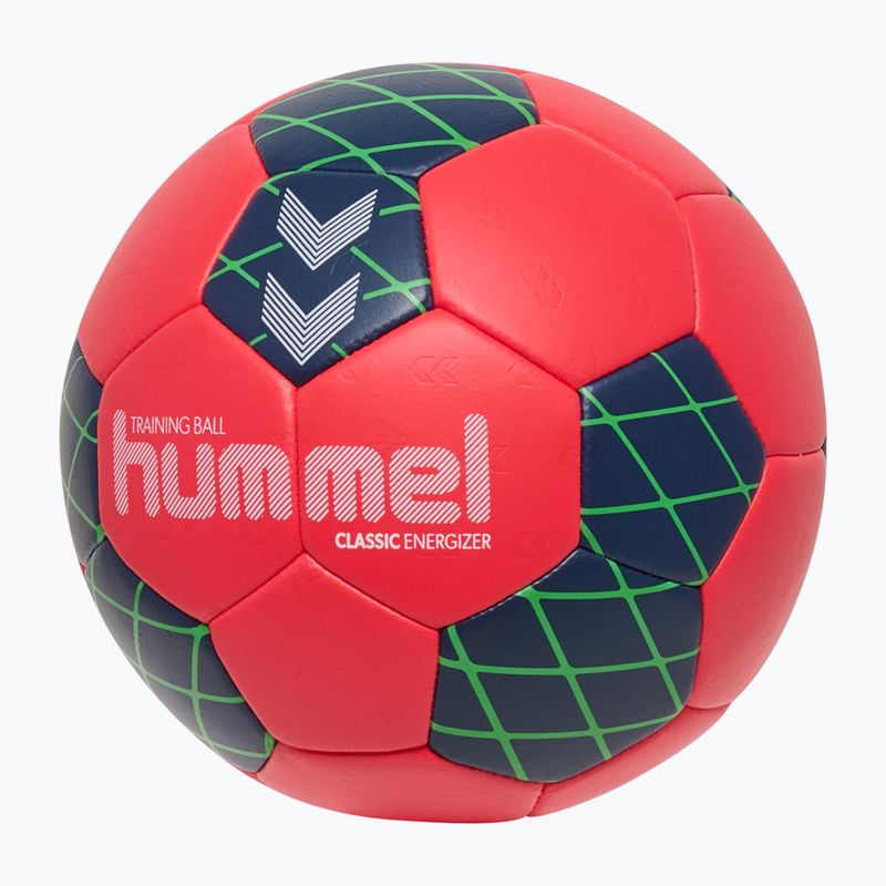 Míč na házenou Hummel Classic Energizer red/marine/green size 0 2
