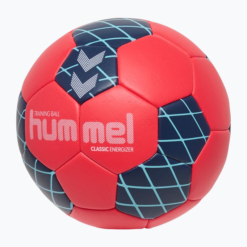 Míč na házenou Hummel Classic Energizer red/marine/light blue size 1 2