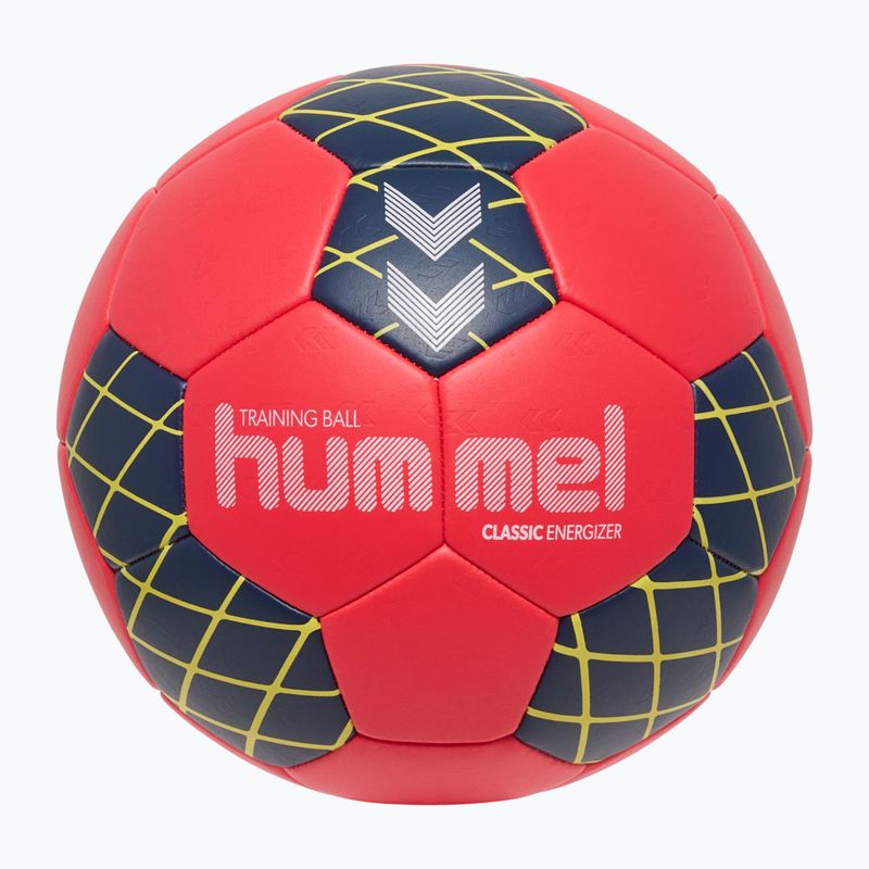 Míč na házenou Hummel Classic Energizer off white/light blue/marine size 2