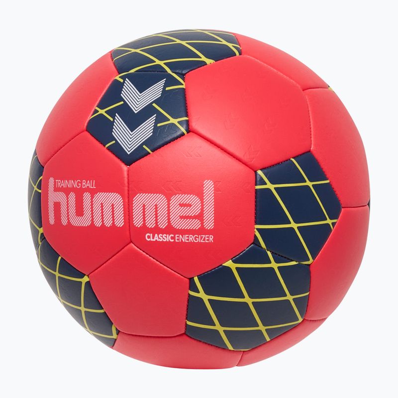 Míč na házenou Hummel Classic Energizer off white/light blue/marine size 2 2