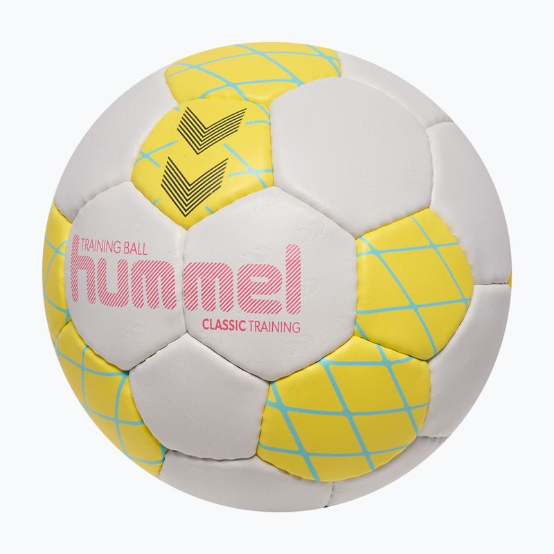 Míč na házenou Hummel Classic Training HB white/yellow/blue size 1 2