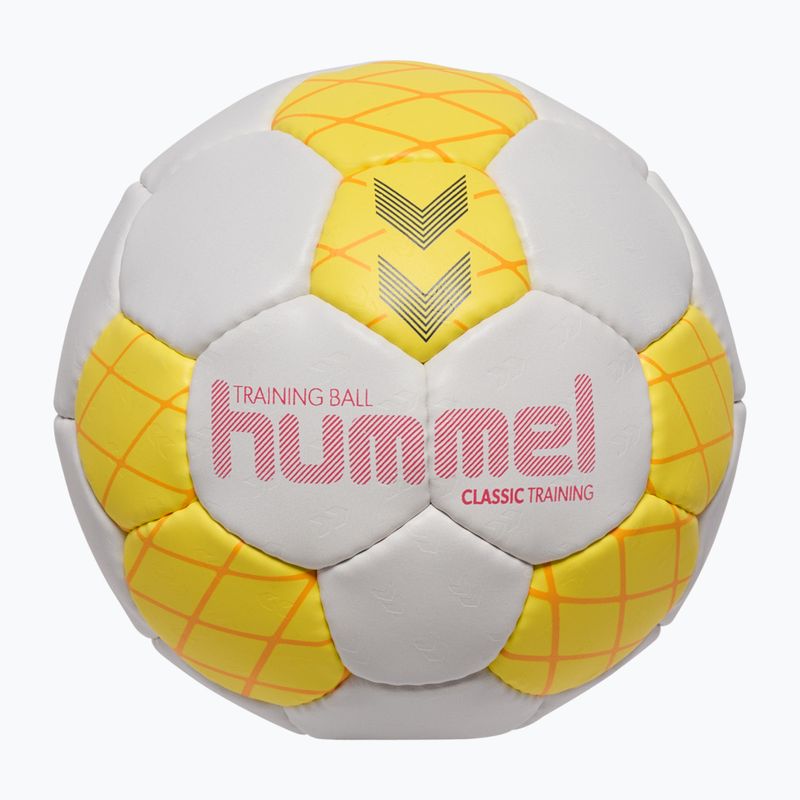 Míč na házenou Hummel Classic Training HB white/yellow/blue size 2