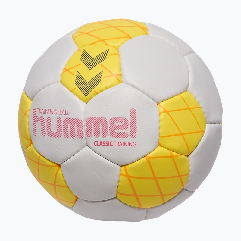Míč na házenou Hummel Classic Training HB white/yellow/blue size 2 2