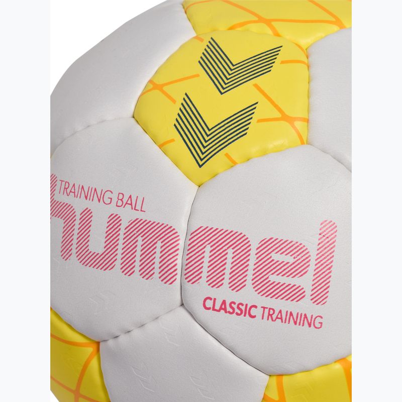 Míč na házenou Hummel Classic Training HB white/yellow/blue size 2 4