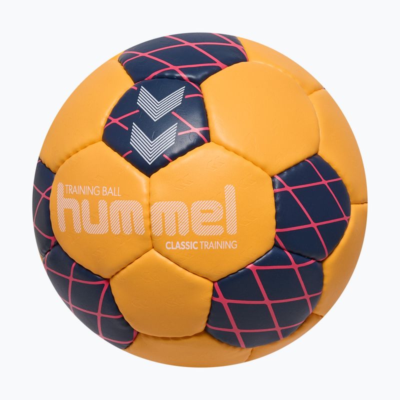Míč na házenou Hummel Classic Training HB orange/marine/red size 3 2