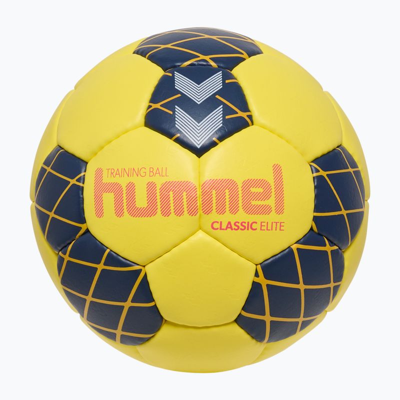 Míč na házenou Hummel Classic Elite HB yellow/marine/orange size 2