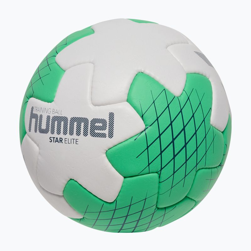Míč na házenou Hummel Star Elite HB white/green/marine size 3