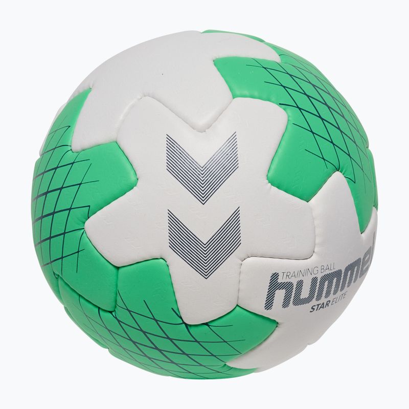 Míč na házenou Hummel Star Elite HB white/green/marine size 3 2