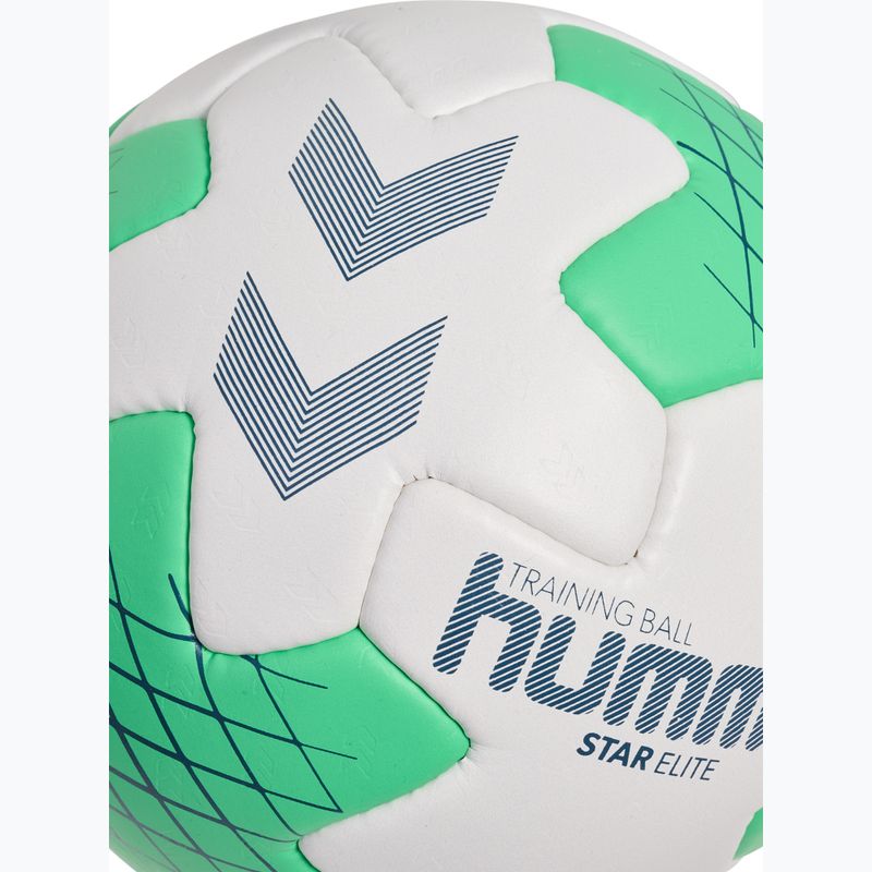 Míč na házenou Hummel Star Elite HB white/green/marine size 3 4
