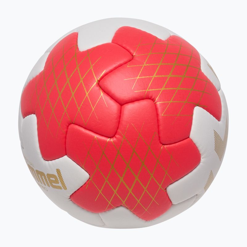 Míč na házenou Hummel Star Pro HB off white/red/gold size 3 3