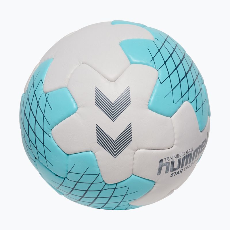 Míč na házenou Hummel Startraining HB white/light blue/navy size 2 2