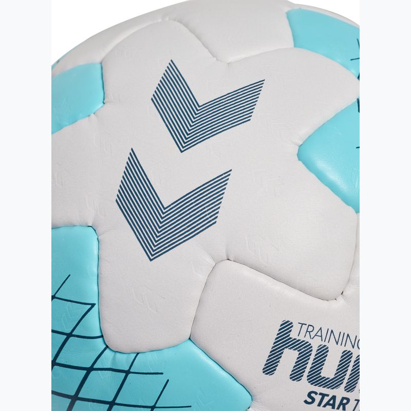 Míč na házenou Hummel Startraining HB white/light blue/navy size 2 4