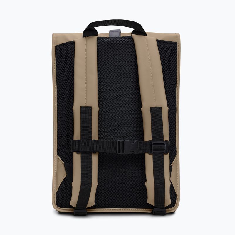 Městský batoh Rains Rucksack Rolltop Beige 3