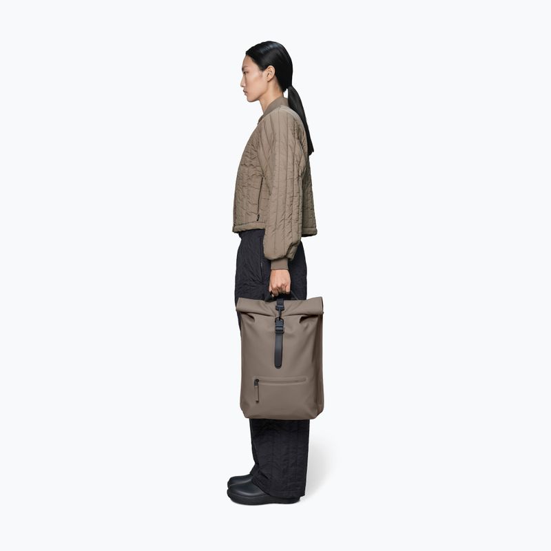 Městský batoh Rains Rucksack Rolltop Cinder 5