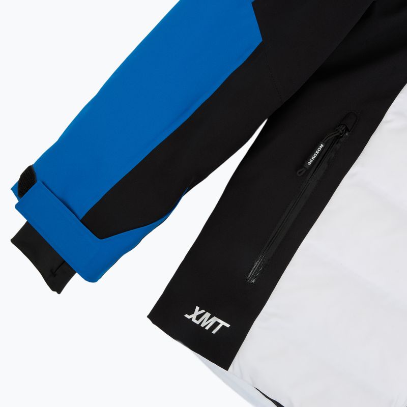 Pánská lyžařská bunda BERGSON Velox Stx ibiza blue/white 5