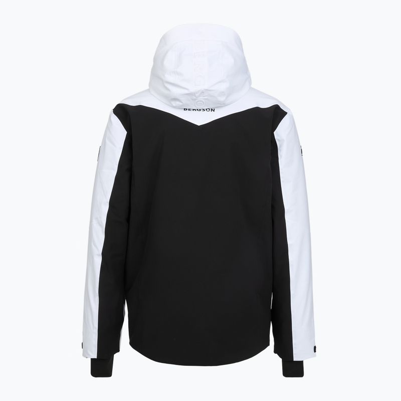 Pánská lyžařská bunda BERGSON Velox Stx white/grey 2