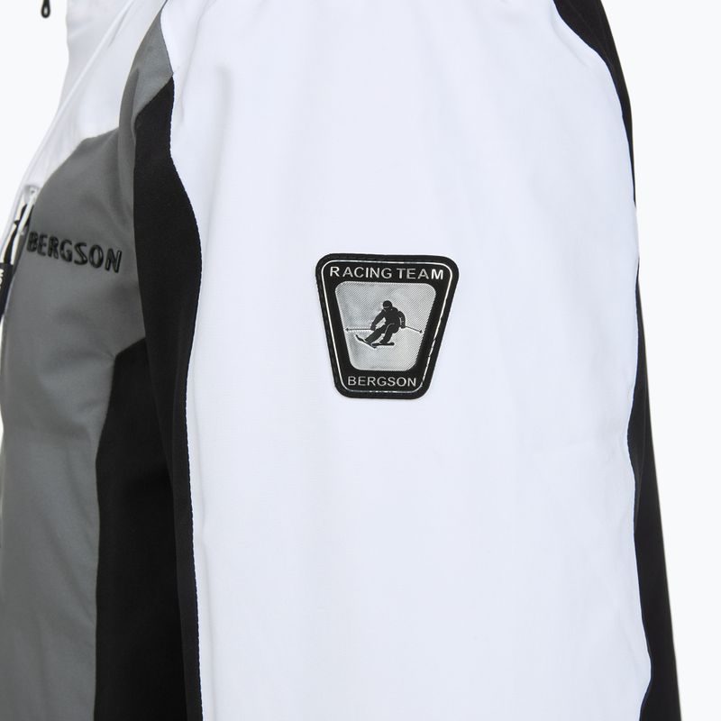 Pánská lyžařská bunda BERGSON Velox Stx white/grey 3