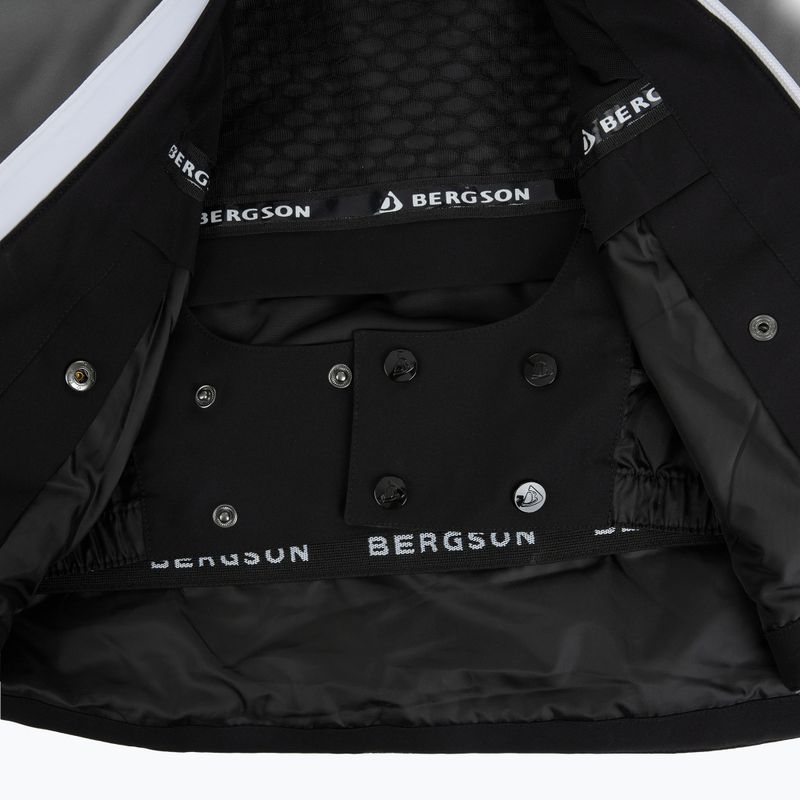 Pánská lyžařská bunda BERGSON Velox Stx white/grey 9