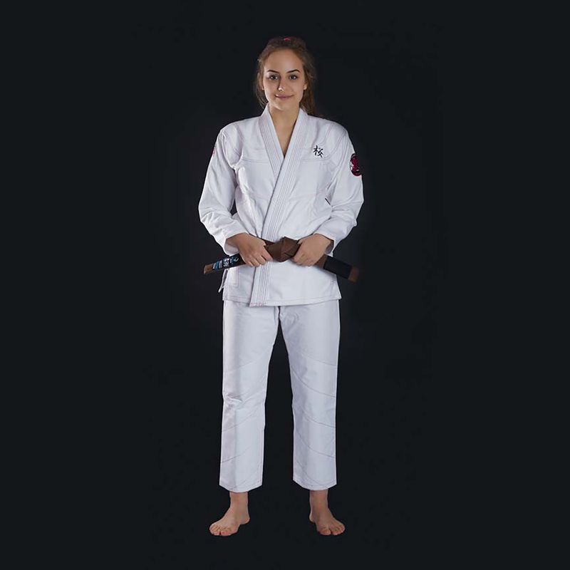 Ground Game dámské BJJ Sakura bílé GISAKWHF1 2