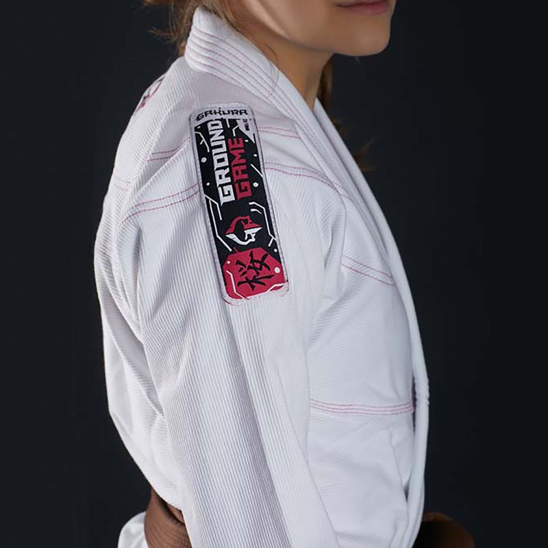 Ground Game dámské BJJ Sakura bílé GISAKWHF1 6