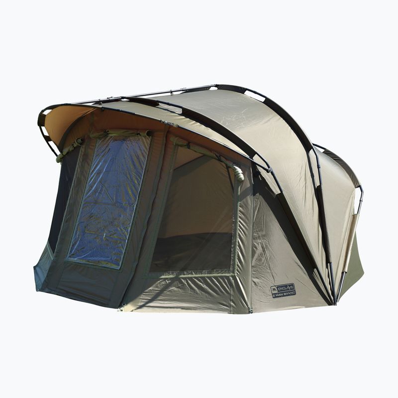 Mikado Enclave 2 Man Carp Tent Bivvy green IS14-BV003 3