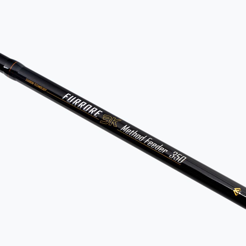 Mikado Furrore 3K Method Feeder rod C.W. do 90G 3 sec černá WAA858-350 2