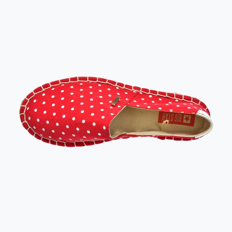 Dámské espadrilky BIG STAR JJ274866 červené 6