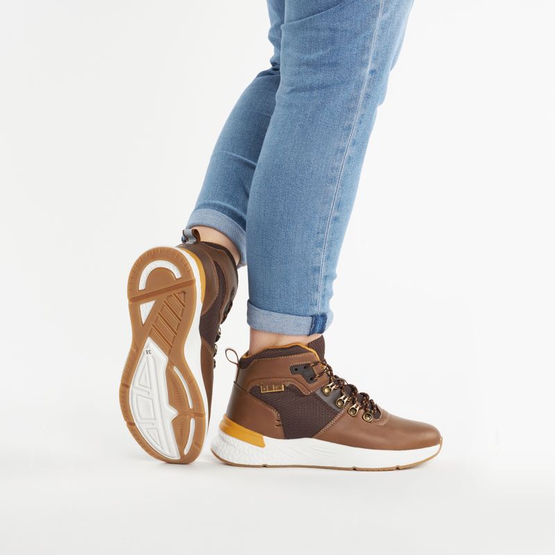 BIG STAR dámské boty KK274224 hnědé 2