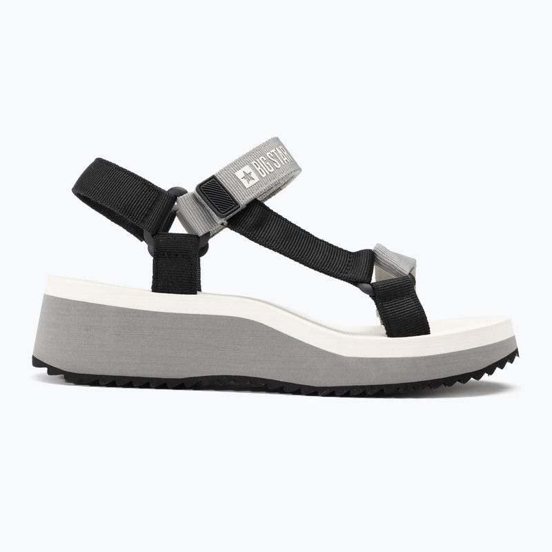 Dámské sandály  BIG STAR  NN274A054 black/green 2