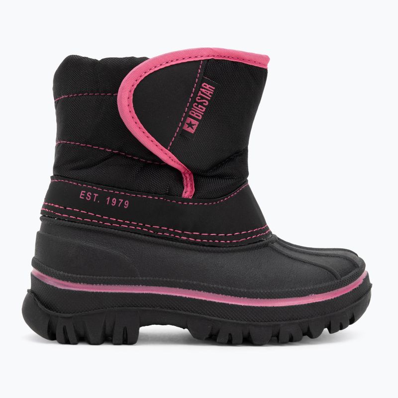 Dětské sněhule BIG STAR OO374057 black/dark pink 2