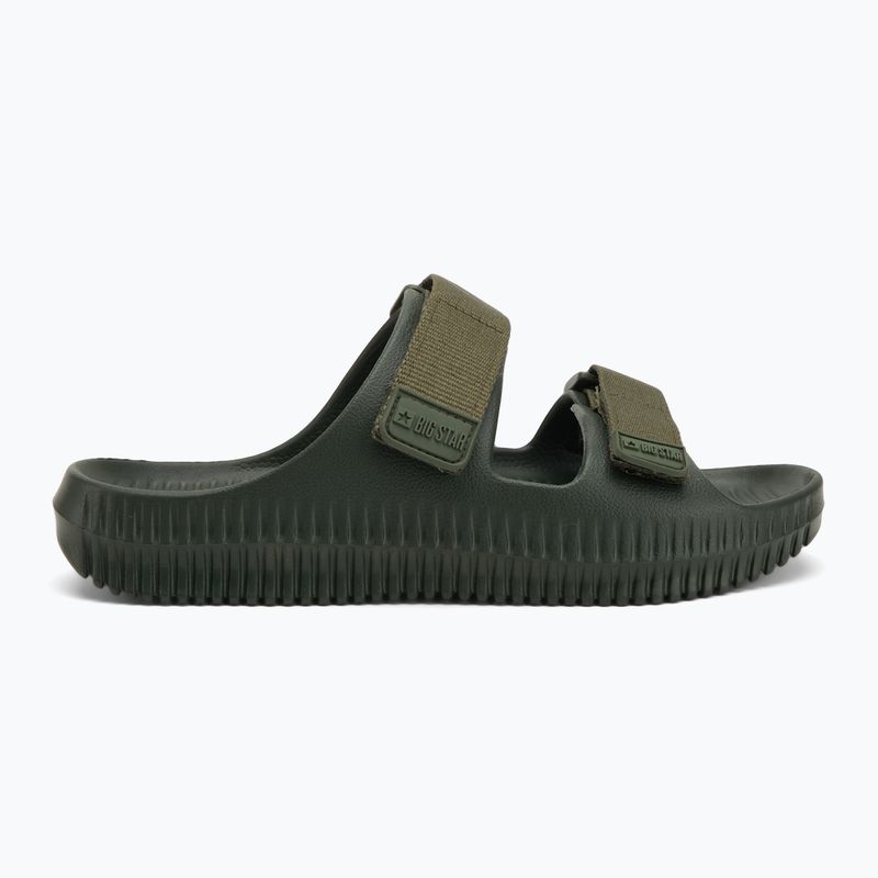 Pánské nazouváky Big Star RR174A027 green/olive 2