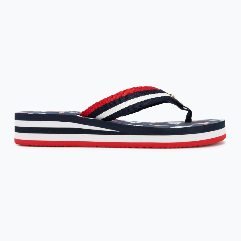 Dámské žabky BIG STAR RR274A127 navy blue / red 2