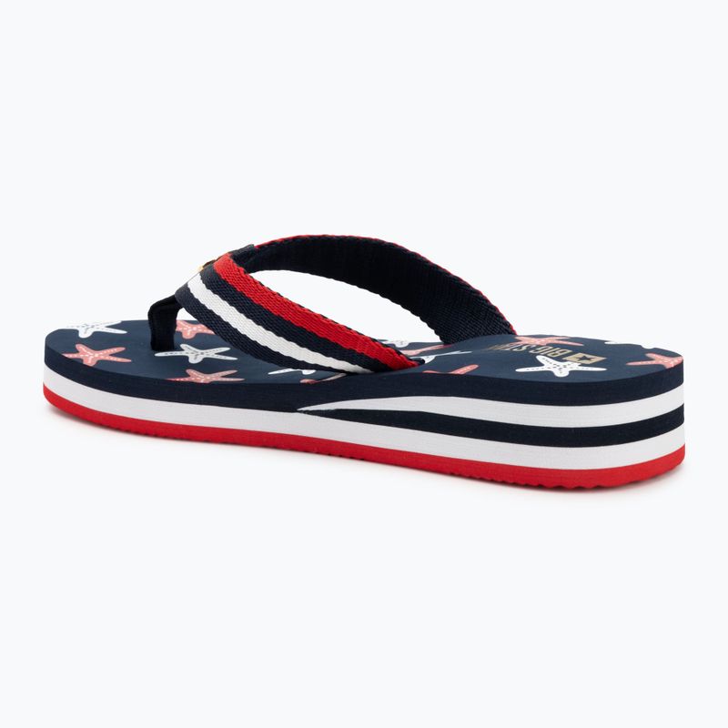 Dámské žabky BIG STAR RR274A127 navy blue / red 3