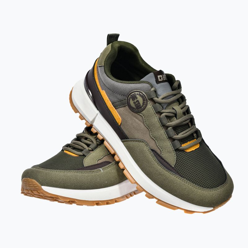 Pánské boty BIG STAR RR174280 khaki/dark brown/grey 8