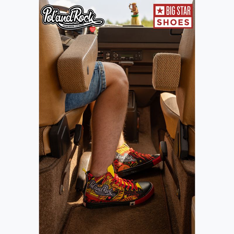 Pánské tenisky BIG STAR SS174501 black/red/yellow 18