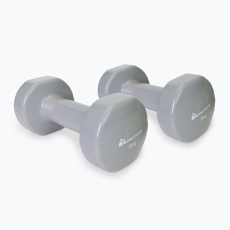 Činky Meteor 2 x 5 kg šedé 30187