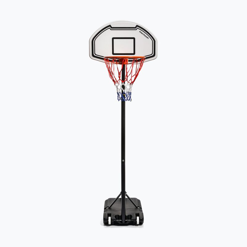 Přenosný basketbalový koš Meteor Boston 18 černobílý 20084