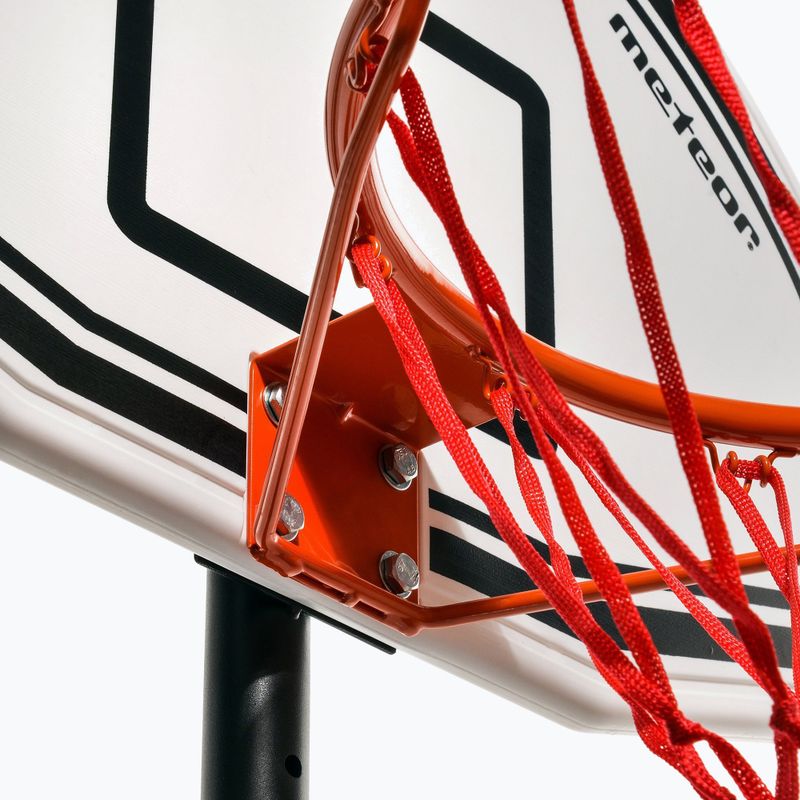 Přenosný basketbalový koš Meteor Boston 18 černobílý 20084 6