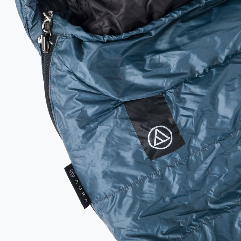 AURA Nom 200 195 cm/pravý ocelový spací pytel 5