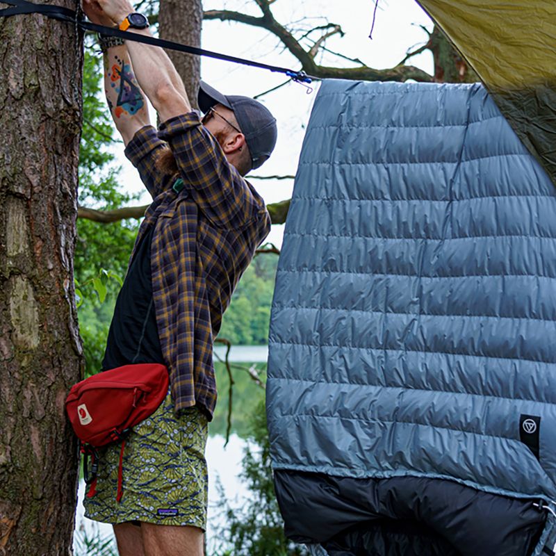 AURA Nom 200 195 cm/pravý ocelový spací pytel 14