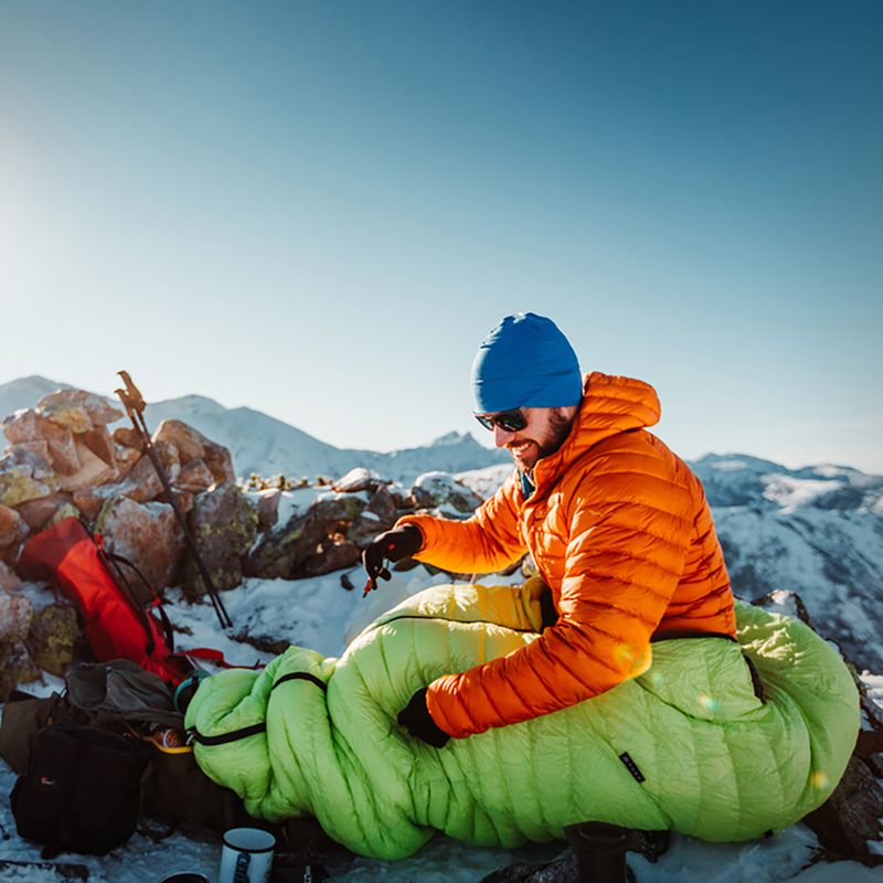 Spací pytel AURA AR 450 195 cm limetkově zelený 16