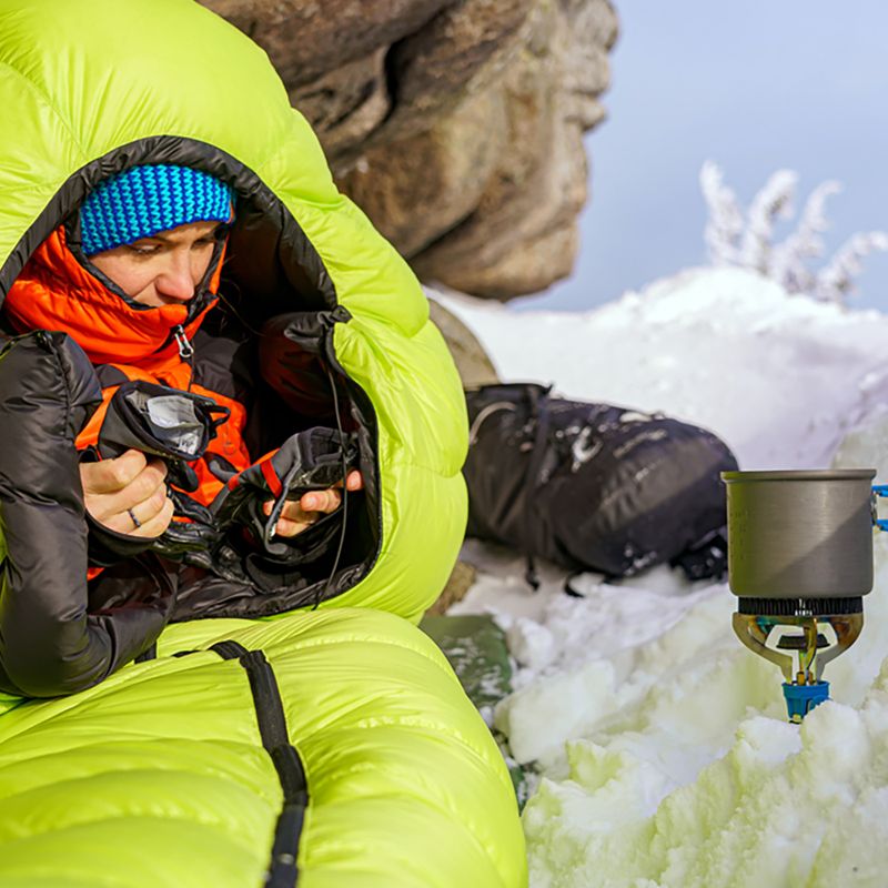 Spací pytel AURA AR 600 195 cm limetkově zelený 15