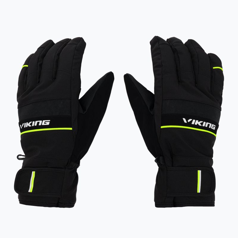 Pánské lyžařské rukavice Viking Masumi Ski žluté 110231464 3