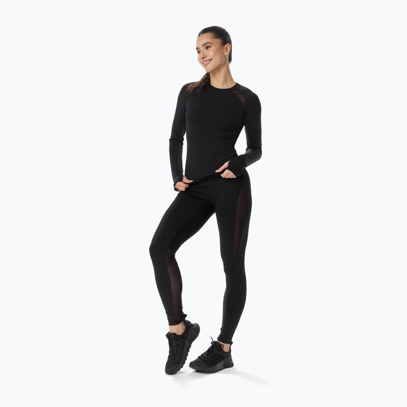 Dámské tréninkové tričko s dlouhým rukávem Cardio Bunny  black 2