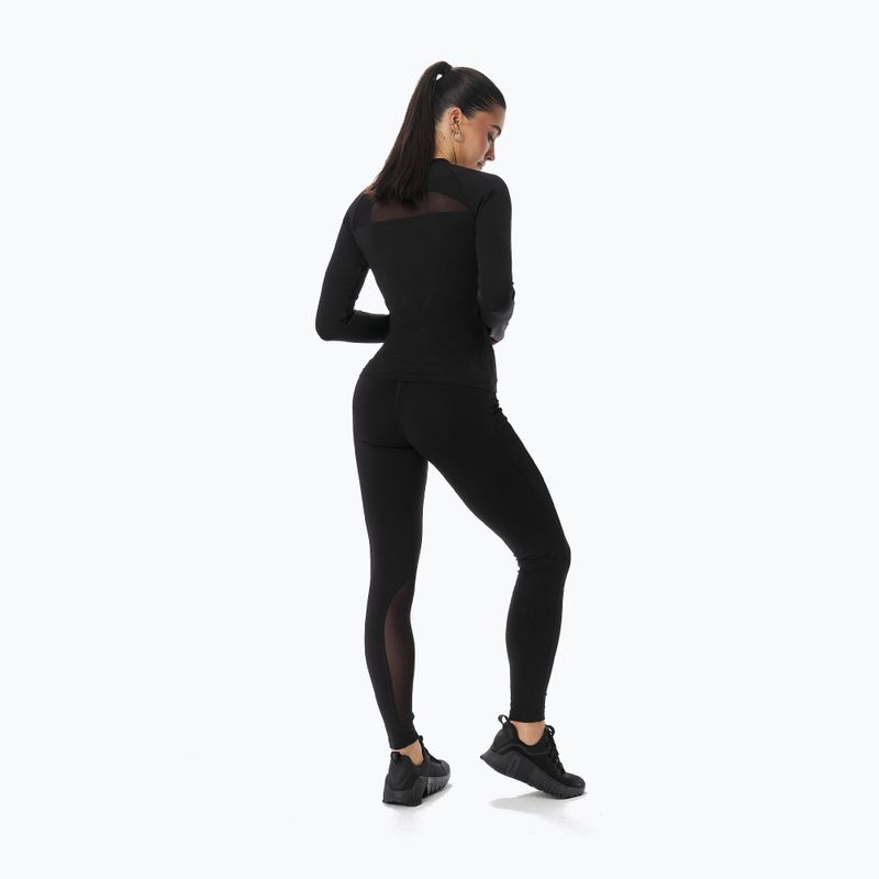 Dámské tréninkové tričko s dlouhým rukávem Cardio Bunny  black 3