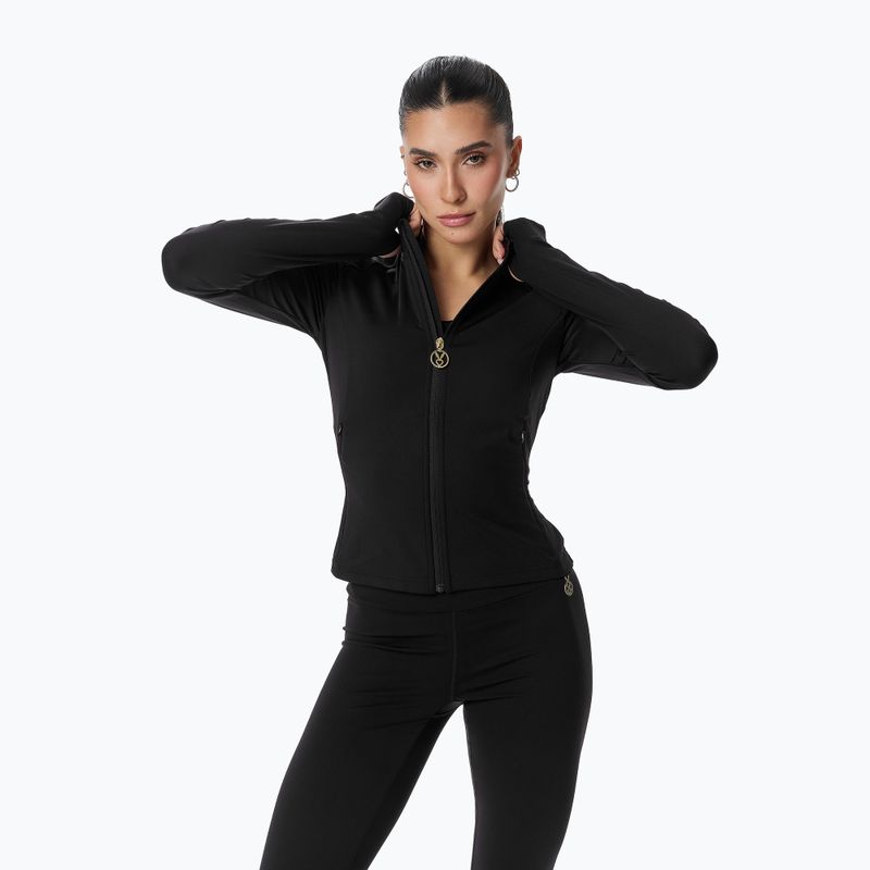 Dámská tréninková mikina Cardio Bunny Zipper Blouse black 5