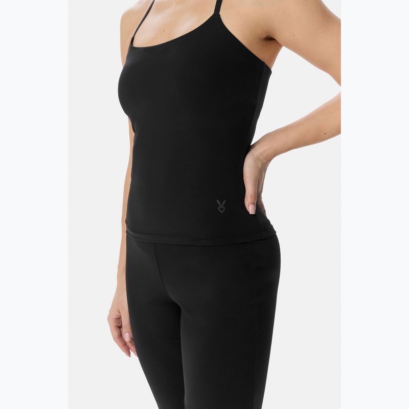 Dámské tréninkové tričko Cardio Bunny With Built-in Black bra 4