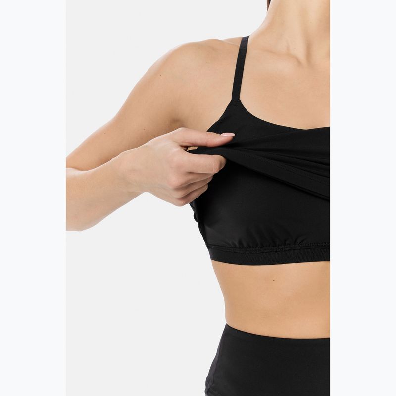 Dámské tréninkové tričko Cardio Bunny With Built-in Black bra 5